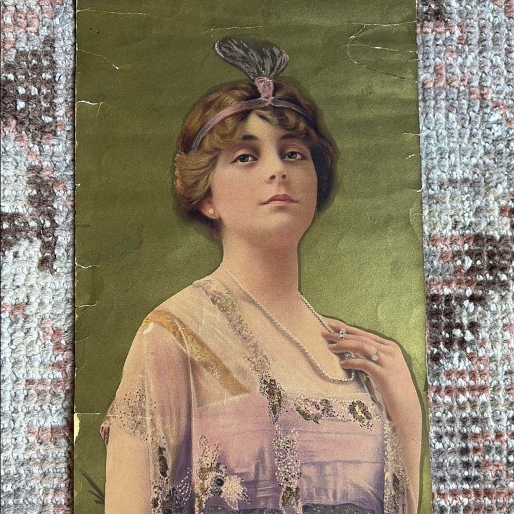 Vintage Art Nouveau Woman Print